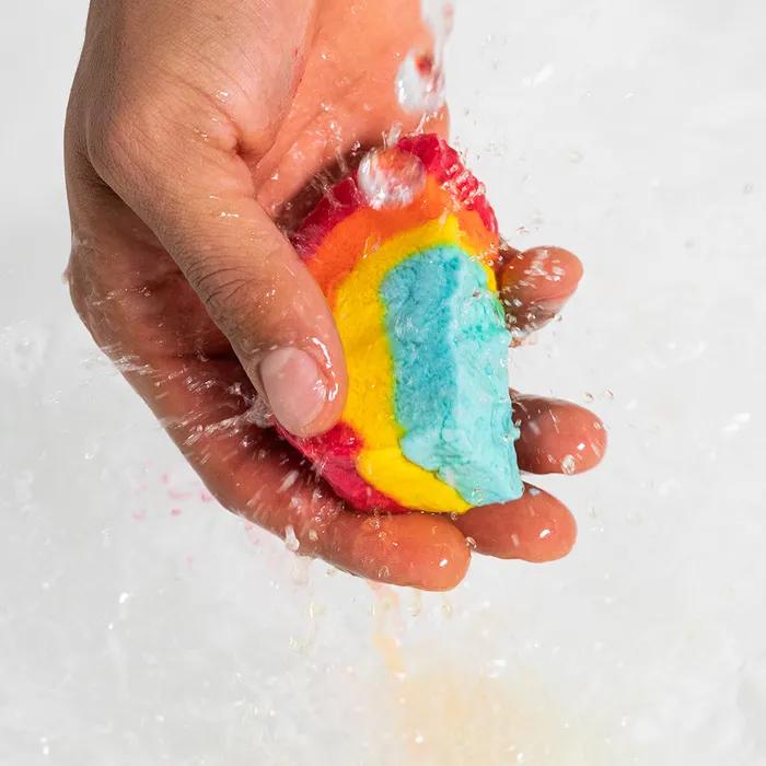 Радуга 200г - Пена для ванны/Бурлящий шар