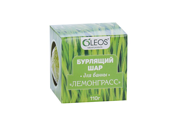 Бурлящий шар Олеос Лемонграсс, 110 г