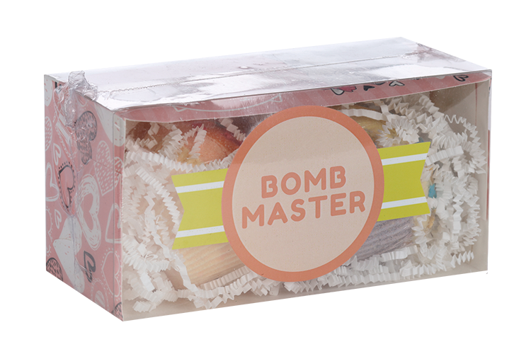 Набор бомбочек Bomb Master д/ванн Капкейки бурлящий шар/гейзер фруктовый аромат, 2 шт